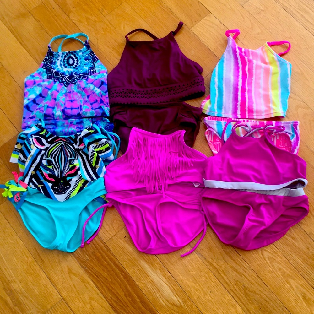 Size 8 justice bathing suits